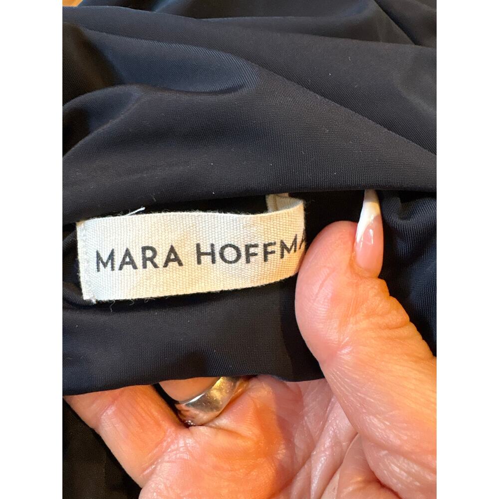 Mara Hoffman Persephone Mom Modest Minimalist One Piece Swimsuit Black XS - Picture 11 of 12